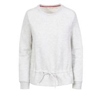 Trespass Women's Gretta Marl Round Neck Sweatshirt in Pale Grey | Size: 2XS Trespass Pale Grey 2XS