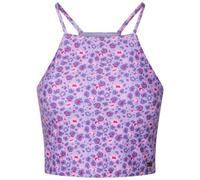 Trespass Women's Harlow Leopard Print Swim Top in Purple | Size: Small Trespass Purple S