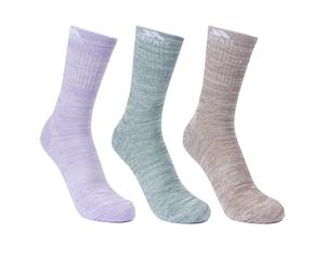 Trespass Women's Helvellyn Trekking Socks (Pack Of 3) in Mint | Size: 6-8 Trespass Mint 6-8