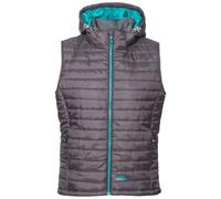 Trespass Aretha, Carbon, S, Warm Padded Jacket with Removable Hood for Ladies, Grey, 10