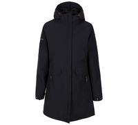 Trespass Women's Waterproof Jacket, Long Length, Quilted Lining, Grown On Hood, Storm Flap