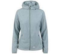 Trespass Womens Hoodie Fleece Jacket Jennings - Brushed Back, Striped Catatonic Microfleece, Full Front Zip, Grown on Hood, Knitted, 100% Polyester