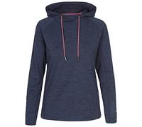 Trespass Womens Hoodie Hattie - Long Sleeved, Rear Zip Pocket, Contrast Inner Binding, Reflective Logos, Grown-On Hood, Dual String Pulleys, Knitted Fabric