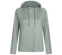 Trespass Womens Hoodie Hattie - Long Sleeved, Rear Zip Pocket, Contrast Inner Binding, Reflective Logos, Grown-On Hood, Dual String Pulleys, Knitted Fabric