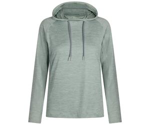 Trespass Womens Hoodie Long Sleeve Active Top Quick Dry Rear Zip Pocket Hattie