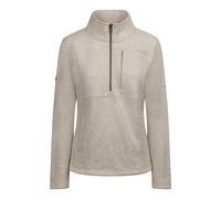Trespass Women's Hoxie Marl Fleece Top in Cream | Size: Medium Trespass Cream M