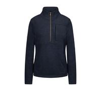 Trespass Womens Hoxie Marl Fleece Top - Navy Marl - S - Navy Marl - 52% Polyester/48% Cotton