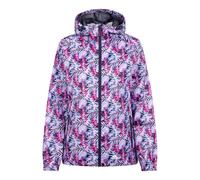 Trespass Women's Indulge Foliage Print Packaway Jacket in Light Pink | Size: 2XS Trespass Light Pink 2XS