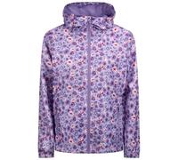 Trespass Womens Jacket Indulge-Printed Shell - Waterproof, Contrast Mesh Lining, Adjustable Hood, 2 Zip Pockets, Elasticated Cuffs, Storm Flap, Drawcord Hem, Ventilated Yoke