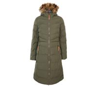 Trespass Womens Jacket Longer Length Padded Casual Coat Fur Trim Audrey X