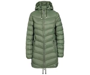 Trespass Womens Jacket Rianna - Ultra Lightweight, Packaway, Padded, 2 Zip Pockets, Down Touch Padding, Elasticated Cuffs, Grown on Hood, Inner Storm Flap
