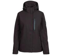 Trespass Women's Katya DLX Waterproof Jacket - Dark Grey - Dark Grey - L - 100% Mixed