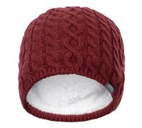 Trespass Women's Kendra Beanie Hat in Red Trespass Red One Size