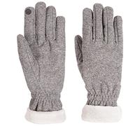 Trespass Womens Knitted Gloves Viola Carbon Marl S/M