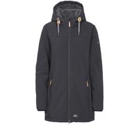 Trespass Womens Kristen Long Hooded Softshell Jacket Black L