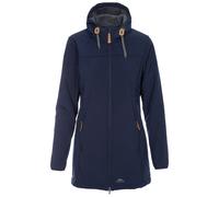 Trespass Womens Kristen Long Hooded Softshell Jacket Navy L