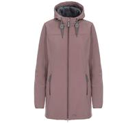 Trespass Women's Kristen Longer Length Hooded Waterproof Jacket - Dusty Heather - Dusty Heather - M - 96% Polyester/4% Elastane