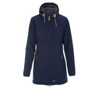 Trespass Women's Kristen Longer Length Hooded Waterproof Jacket - Navy - Navy - M - 96% Polyester/4% Elastane