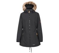 Trespass Women's Celebrity Insulated Longer Length Fleece Lined Parka Jacket - Black - Black - S