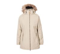 Trespass Women's Celebrity Insulated Longer Length Fleeced Lined Parka Jacket - Oatmilk - Oatmilk - XXL