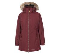 Trespass Women's Celebrity Insulated Longer Length Fleeced Lined Parka Jacket - Dark Cherry - Dark Cherry - XXL