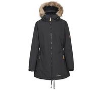 Trespass Women's Celebrity Insulated Longer Length Fleece Lined Parka Jacket - Black - Black - XS