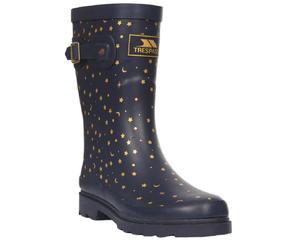 Trespass Womens/Ladies Celeste Printed Wellington Boots (Midnight) - Navy/Blue - Size UK 7