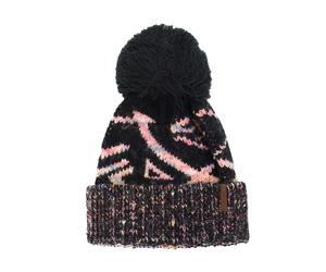 Trespass Womens/Ladies Diandra Colour Block Knitted Pom Pom Beanie