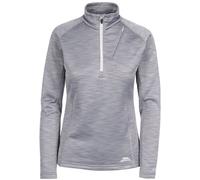 Trespass Womens Ladies Fairford Half Zip Mid Weight Fleece Top - Grey - Size 14 UK