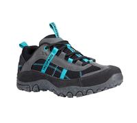 Trespass Women's Fell Lightweight Walking Shoes - Charcoal/Teal - 8 UK - Charcoal/Teal