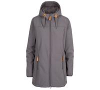 Trespass Womens/Ladies Kristen Longer Length Hooded Waterproof Jacket (Carbon) - Dark Grey - Size Large