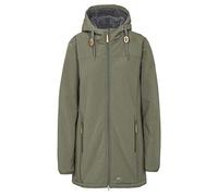 Trespass Womens/Ladies Kristen Longer Length Hooded Waterproof Jacket (M) (Moss)