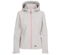 Leah Waterproof Softshell Jacket Trespass Light Grey XXS