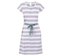 Trespass Womens/Ladies Lidia Round Neck Cotton Dress (Multicoloured Stripe) - White - Size X-Large
