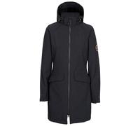 Trespass Womens/Ladies Maria DLX Long Length Soft Shell Jacket - Black Marl - S - Black Marl - 85% Polyamide/10% Elastane/5% Polyester