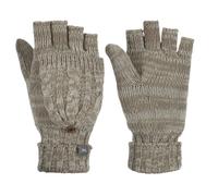 Trespass Womens/Ladies Mittzu Fingerless Knitted Ski Gloves / S-M Dark Mushroom