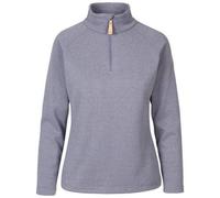 Trespass Womens/Ladies Olga Leather Fleece Top - Denim Blue Marl - Denim Blue Marl - M