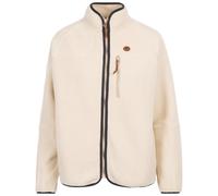 Trespass Womens/Ladies Quake Leather Trim Fleece Jacket (Ghost) - White - Size X-Large