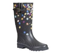 Trespass Womens/Ladies Samira Printed Wellington Boots (Black) - Size UK 8