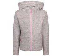 Trespass Womens/Ladies Shawna Fleece Full Zip Hoodie - White/Pink - 2-3 Years - White/Pink - 53% Polyester/47% Cotton