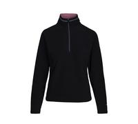 Trespass Women's Skylar Fleece Top - Black/Light Mulberry - Black/Light Mulberry - S