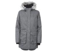 Trespass Womens/Ladies Thundery Waterproof Jacket - Black & Silver - Size Medium