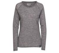 Trespass Women's Libra Merino Base Layer Top in Dark Grey | Size: 2XL Trespass Dark Grey 2XL