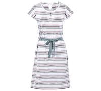 Trespass Womens Lidia A-Line Yarn Dyed Stripe Cotton Blend Dress with Belt Loops and Side Pockets M Multicoloured Stripe