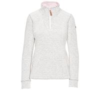 Trespass Womens Long Sleeve 1/2 Zip Pullover Casual Top Ronette Off-white