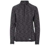 Trespass Womens Long Sleeve 1/2 Zip Pullover Gym Top Active Workout Edith Grey Marl