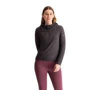 Trespass Womens Long Sleeve Hooded Top Female Active Gym Immy Dark Grey