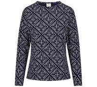 (16, Navy Print) Trespass Womens Long Sleeve Top - Daniela