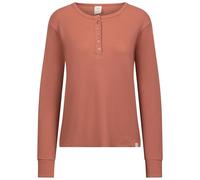 Trespass Womens Long Sleeves Waffle Knit Button Front Top - Morvenna