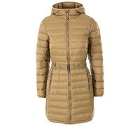 Trespass Womens Longer Length Coat Casual Jacket Padded with Hood Santuzza - Army XXXL